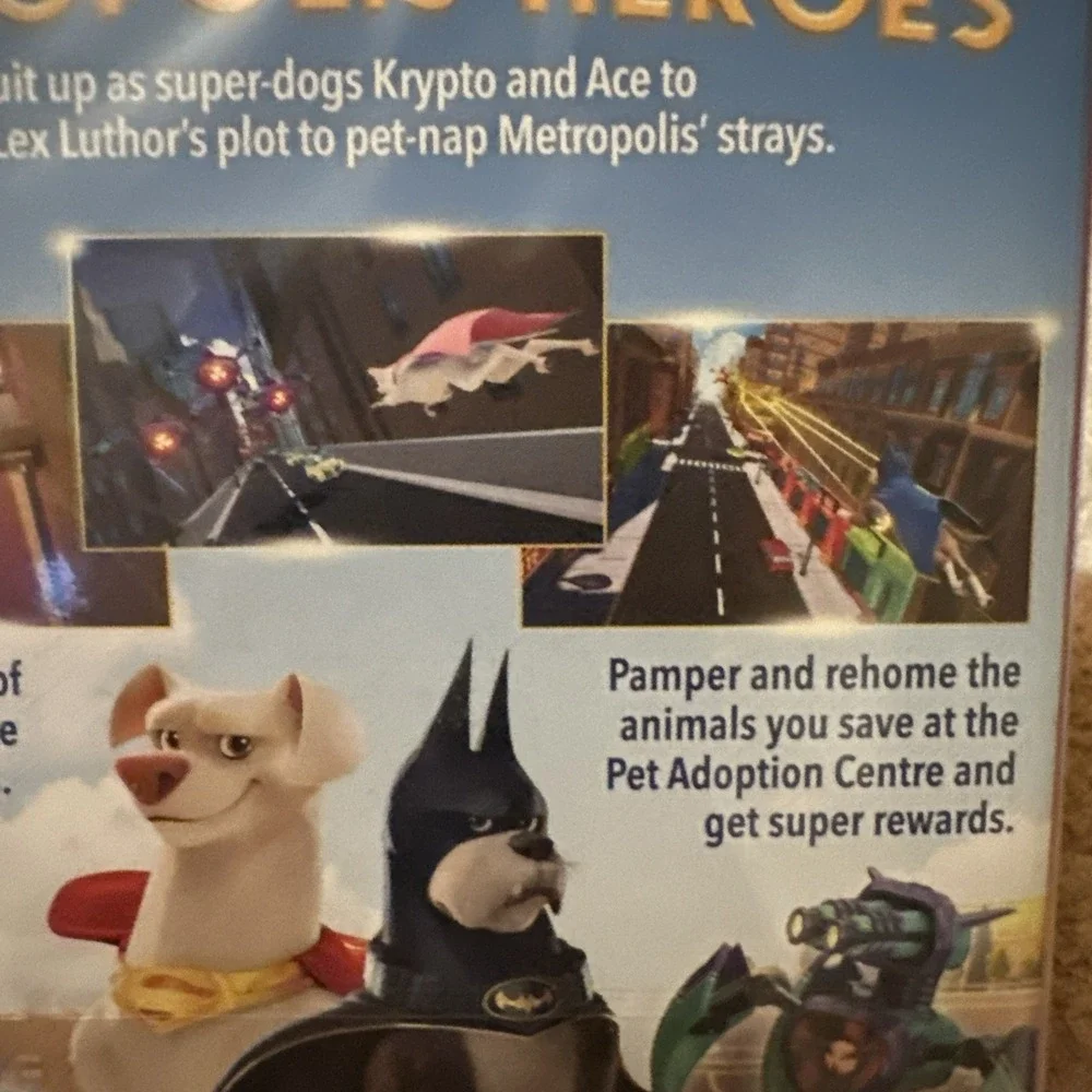 Nintendo Switch DC League of Superpets The Adventures of Krypto & Ace SEALED
